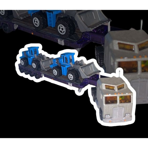Matchbox Toys Matchbox 981 Kenworth Truck Low Loader Flatbed 2